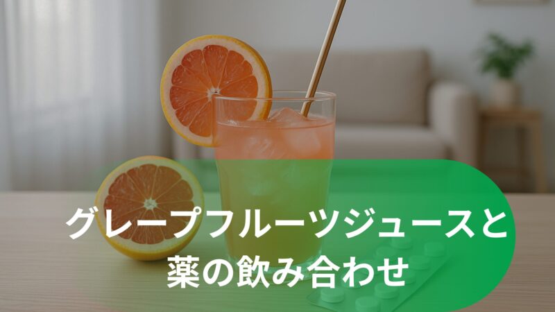 グレープフルーツジュースと薬の飲み合わせ